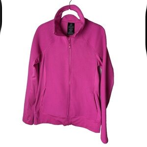 Under Armour Cold Gear Women’s Jacket Size Medium Full Zip Pink Zip Pockets